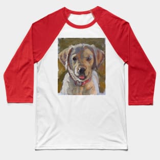 Puppy Smiling Baseball T-Shirt